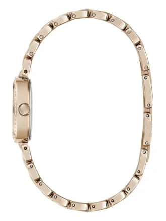 Analoog horloge met roestvrijstalen glas