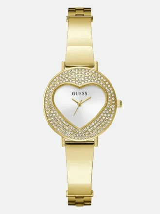 Analoog horloge met roestvrijstalen glas 30 mm