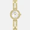 Analoog horloge van gerecycled staal met glas 22,5 mm