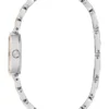 Analoog horloge van gerecycled staal met kristallen