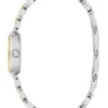 Analoog horloge van gerecycled staal met kristallen