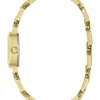 Analoog horloge van gerecycled staal met kristallen