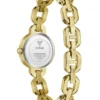 Analoog horloge van gerecycled staal met kristallen