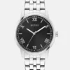 Analoog horloge van roestvrij staal