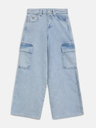 Angelique cargo-Jeans met wijde pijpen (7-16)