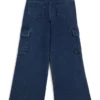 Angelique cargo-Jeans met wijde pijpen (7-16)