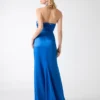 Aretha gedrapeerde maxi-jurk