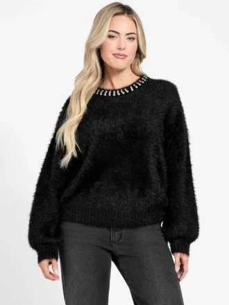 Arisa-trui met strass-hals