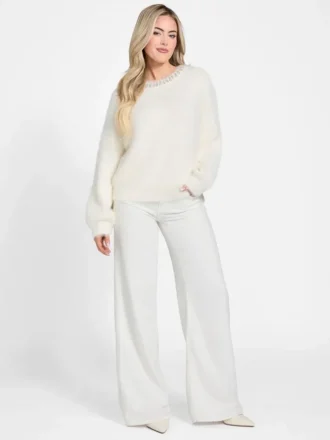 Arisa-trui met strass-hals