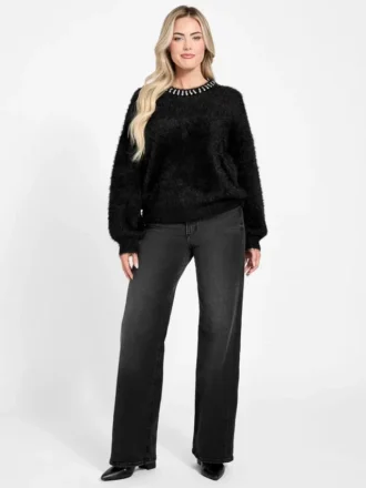 Arisa-trui met strass-hals