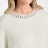 Arisa-trui met strass-hals