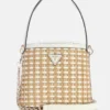 Atalia raffia crossbody bucket tas Atalia raffia crossbody bucket tas