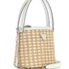 Atalia raffia crossbody bucket tas Atalia raffia crossbody bucket tas