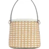 Atalia raffia crossbody bucket tas Atalia raffia crossbody bucket tas