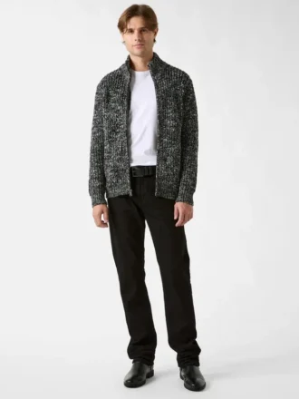Austin Slub-vest met ritssluiting