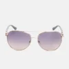 Aviator-zonnebril met metalen montuur