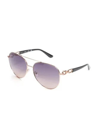 Aviator-zonnebril met metalen montuur