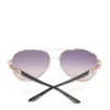 Aviator-zonnebril met metalen montuur