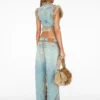 Baggy Burnt Jeans