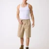 Baggy geplooide short Baggy geplooide short