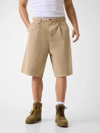 Baggy geplooide short