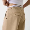 Baggy geplooide short Baggy geplooide short