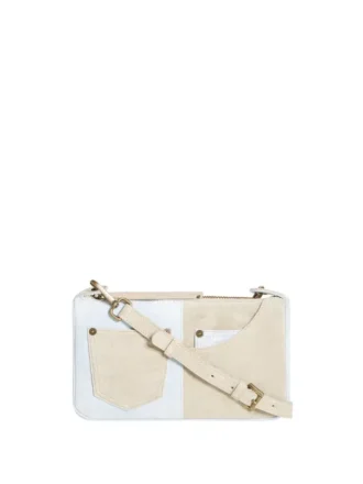 Baguette denim schoudertas