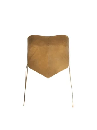 Bandeau van gewassen suède