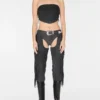 Bandeau van gewassen suède Bandeau van gewassen suède