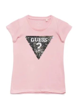 Beatrix omkeerbaar T-shirt met paillettenlogo (7-16)