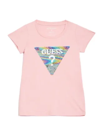 Beatrix omkeerbaar T-shirt met paillettenlogo (7-16)