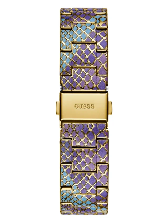 Bedrukt goudkleurig multifunctioneel horloge Bedrukt goudkleurig multifunctioneel horloge