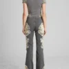 Bedrukte denim flared jeans Bedrukte denim flared jeans