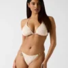 Bedrukte driehoekige bikinitop Bedrukte driehoekige bikinitop