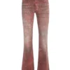 Bedrukte rechte broek