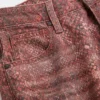 Bedrukte rechte broek
