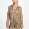 Bella top met open steken