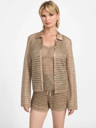 Bella top met open steken
