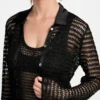 Bella top met open steken
