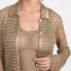 Bella top met open steken
