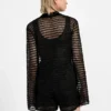 Bella top met open steken