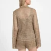 Bella top met open steken