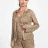 Bella top met open steken