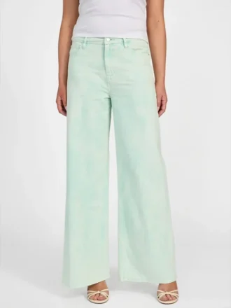 Bellflower-geverfde broek met middelhoge taille
