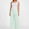 Bellflower-geverfde broek met middelhoge taille Bellflower-geverfde broek met middelhoge taille