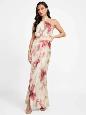 Bianca Maxi-jurk met print