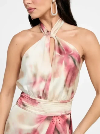 Bianca Maxi-jurk met print