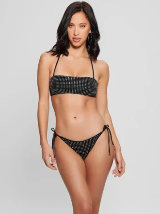 Bikinibroekje met strass-steentjes