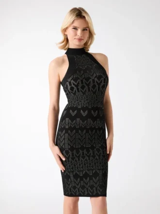 Billie monogram-truien-jurk