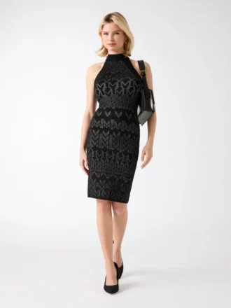 Billie monogram-truien-jurk